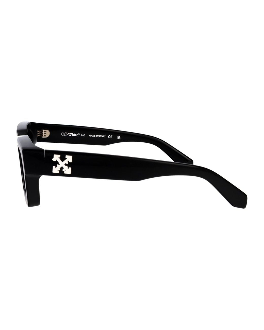 Off-White c/o Virgil Abloh Black Shiny Acetate Sunglasses