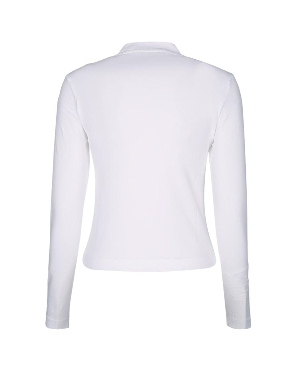 Jacquemus White Grosgrain Detail Long-Sleeve T-Shirt