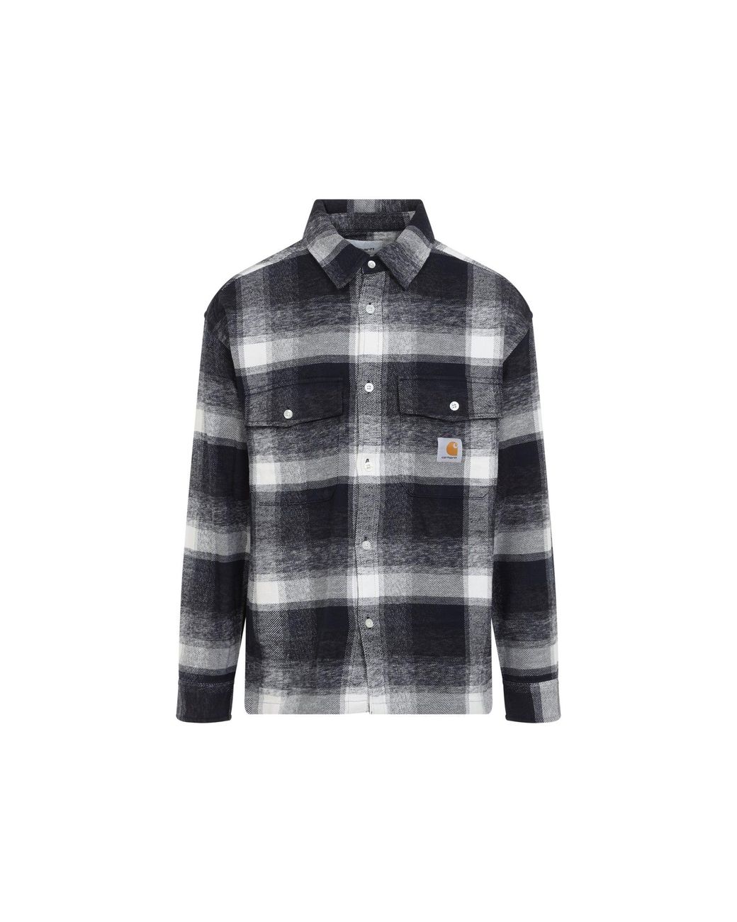 Carhartt Blue Long Sleeve Esterson Shirt for men