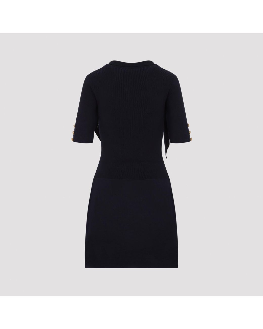 Elisabetta Franchi Black Blu Notte Knit Dress