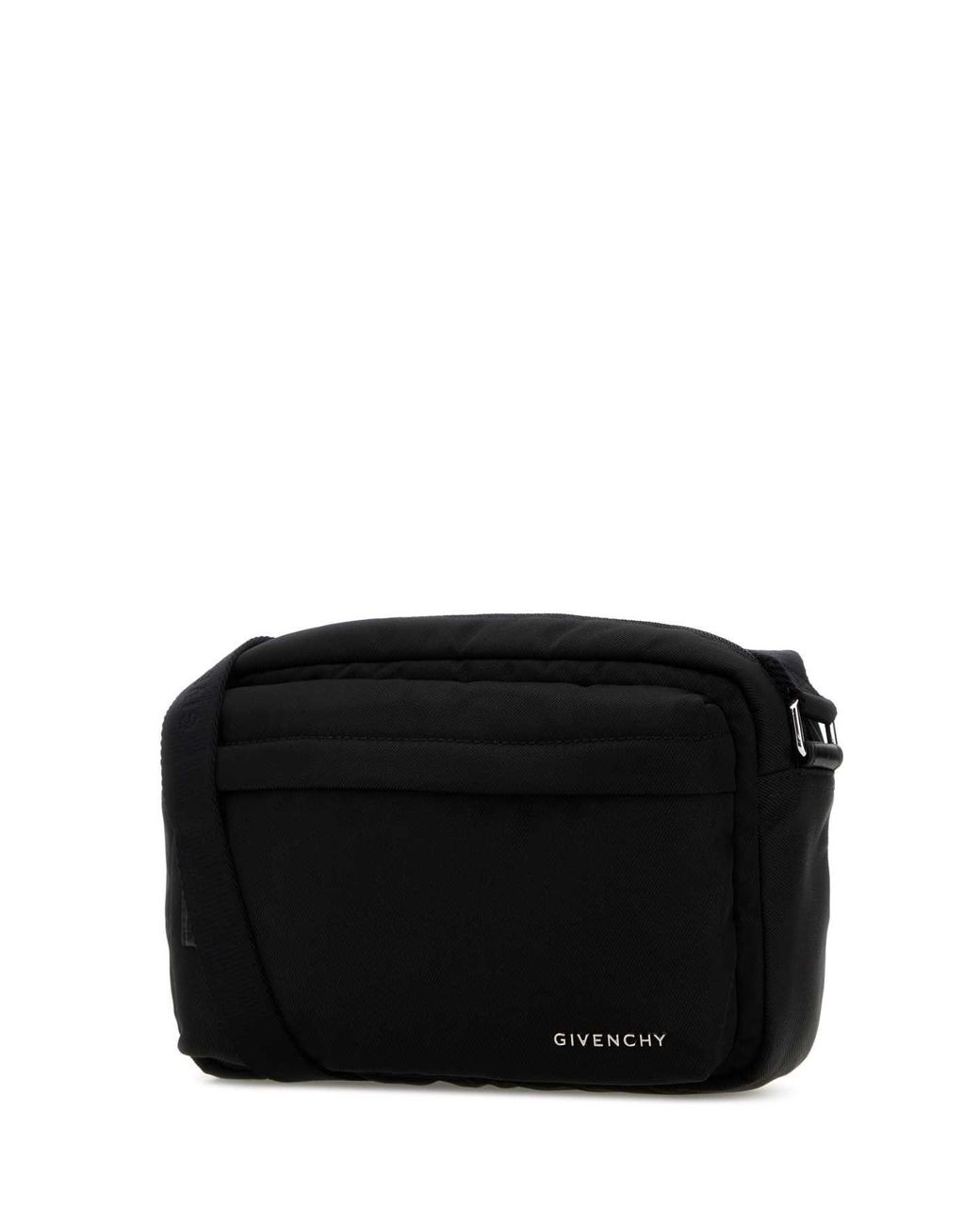 Givenchy Black Fabric Essential U Crossbody Bag for men