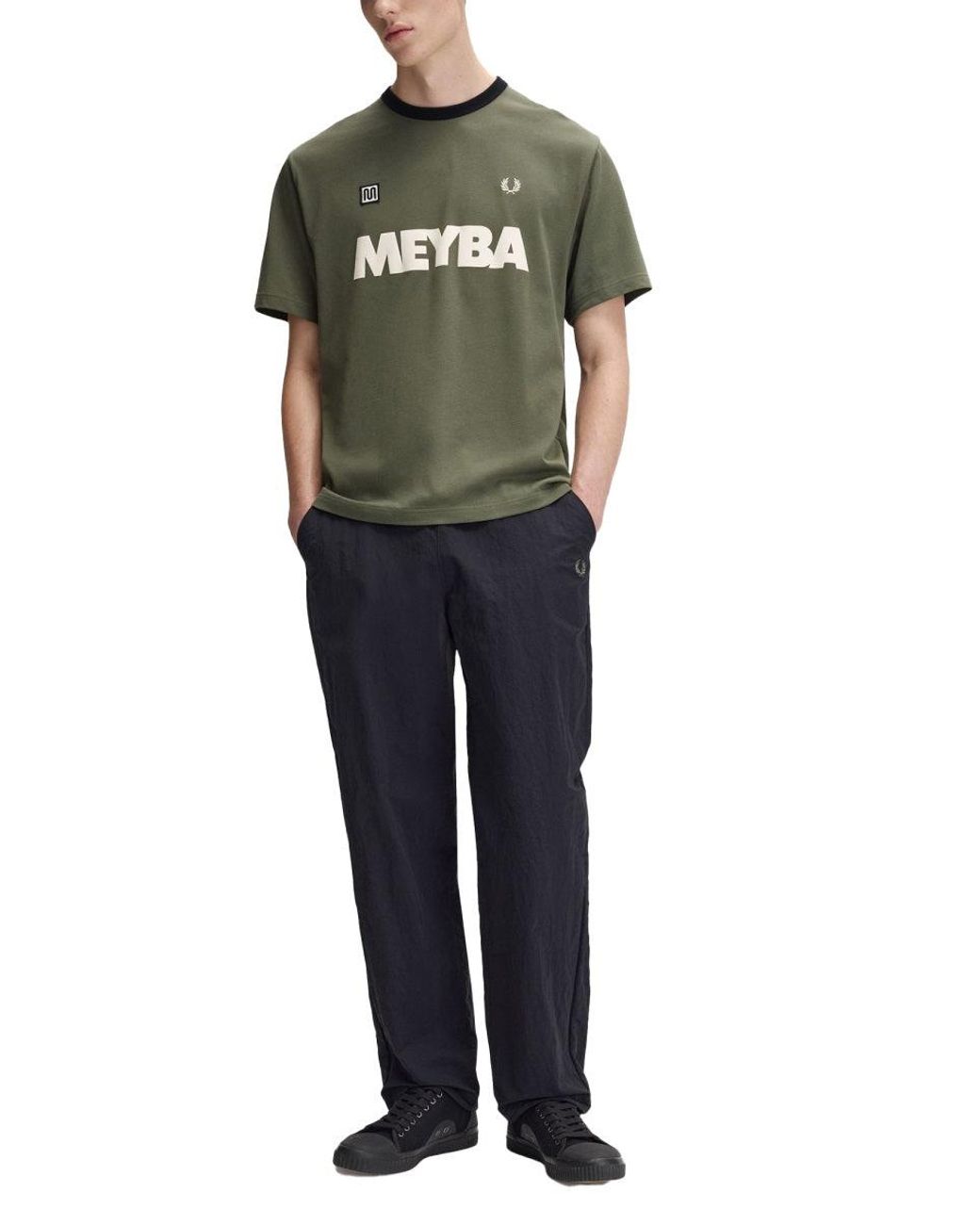 Fred Perry Green T Shirt "Ringer Meyba"