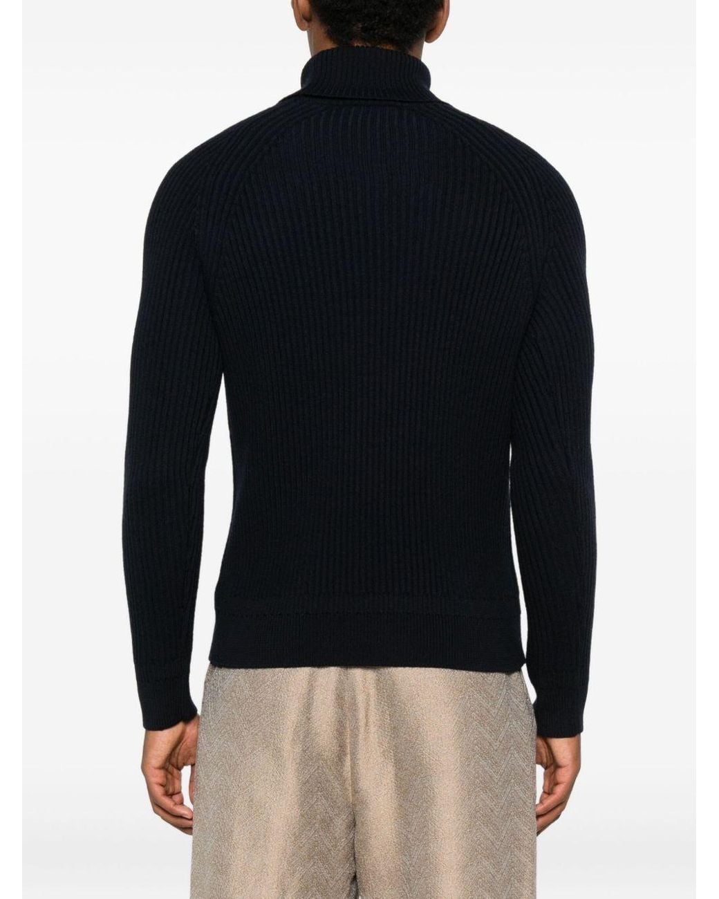 Zanone Black Sweaters