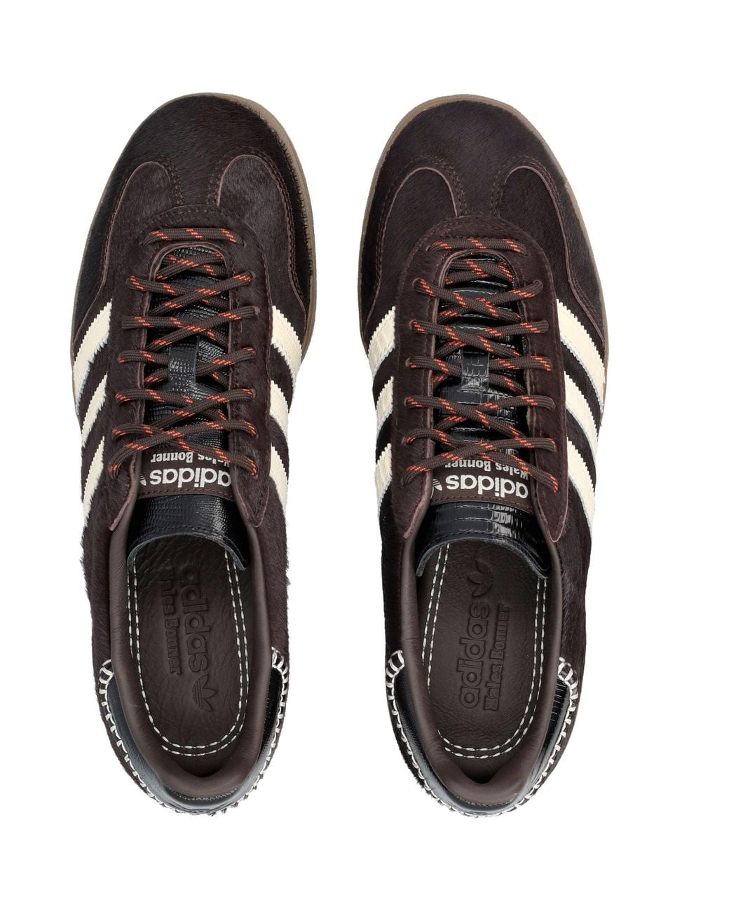 Adidas by Wales Bonner Black Gazelle-Inspired Leather Sneakers With Eva Midsole
