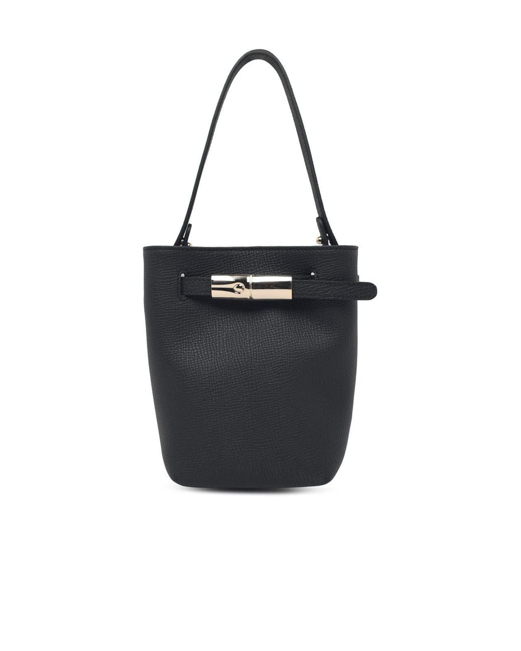Longchamp Black 'Le Smart Flow' Lear Bag