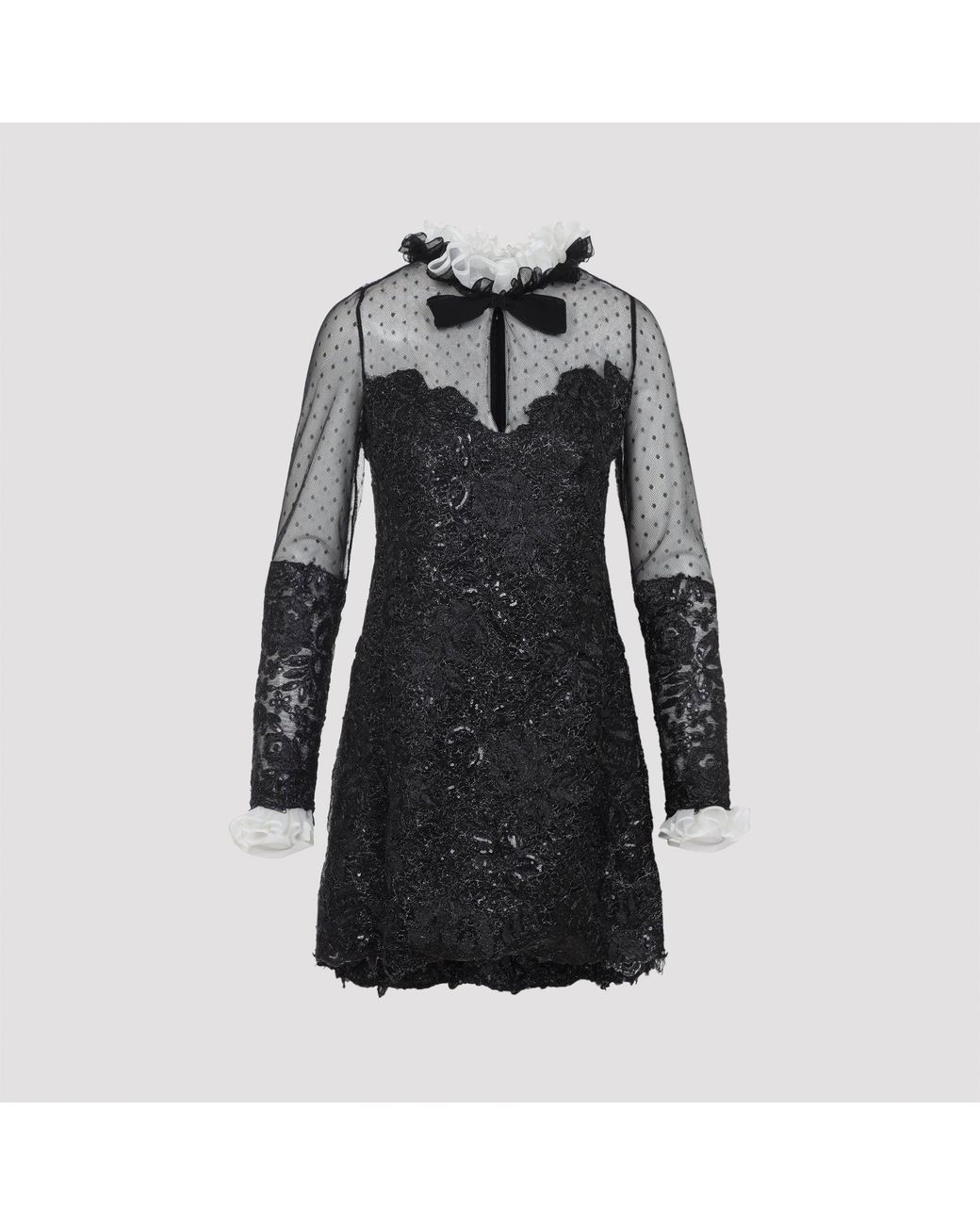 Giambattista Valli Black Mini Dress