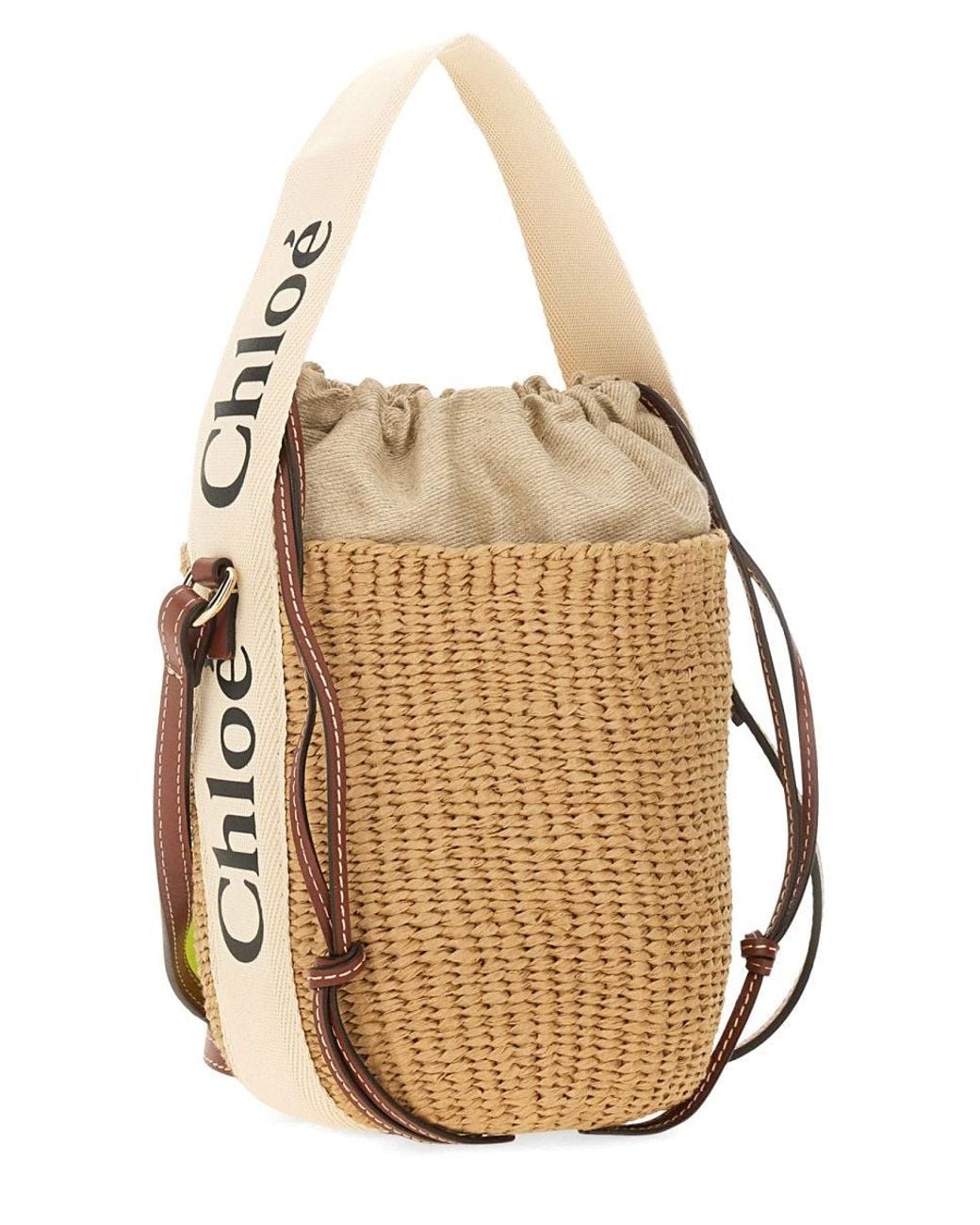 Chloé Natural Borsa A Secchiello Woody
