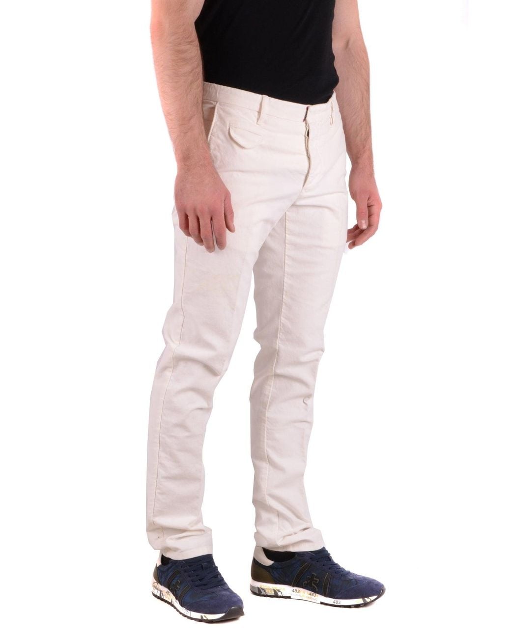 Incotex Black Trousers for men