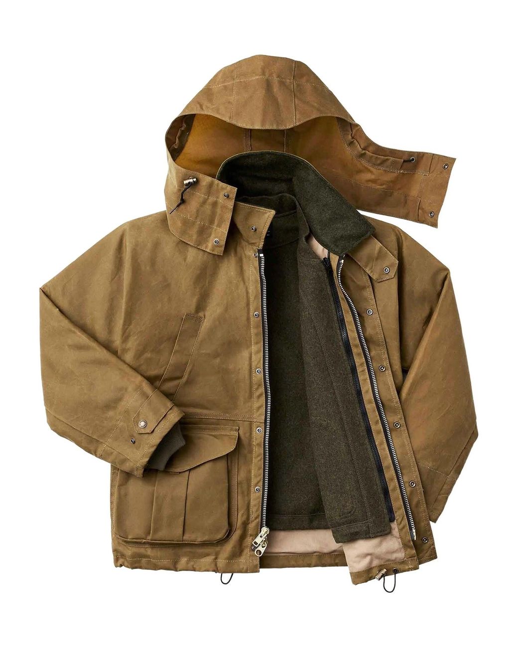 Filson Brown Tin Cloth Field Jacket
