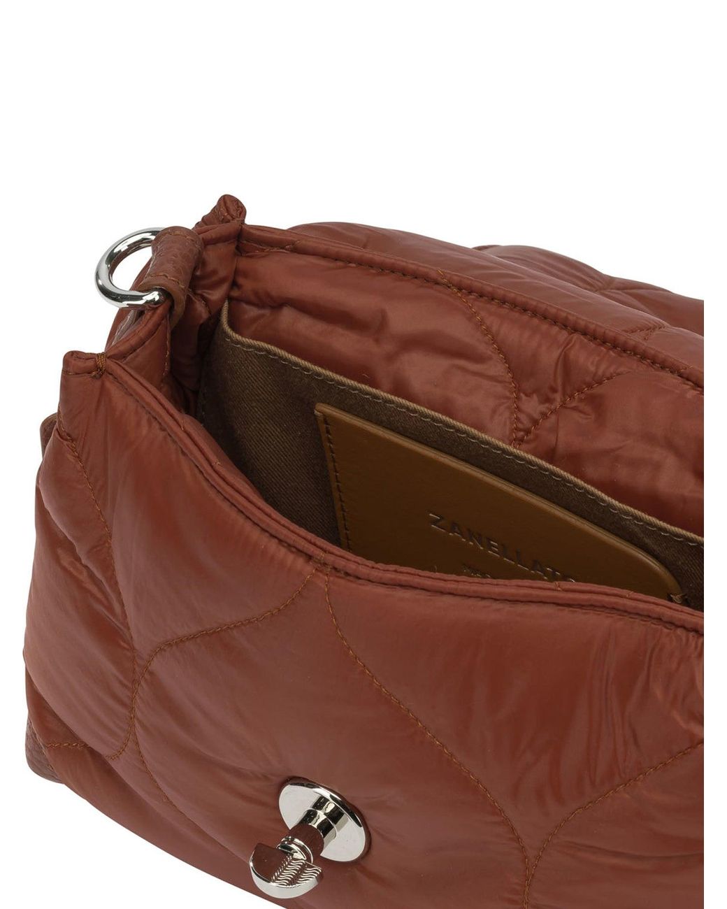 Zanellato Brown "Postina Lunaria" Small Handbag