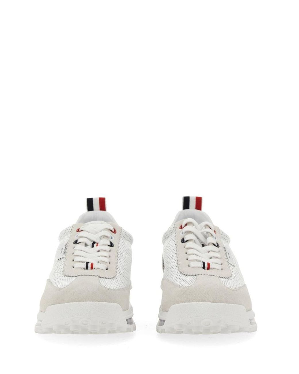 Thom Browne White Tech Runner Sneaker