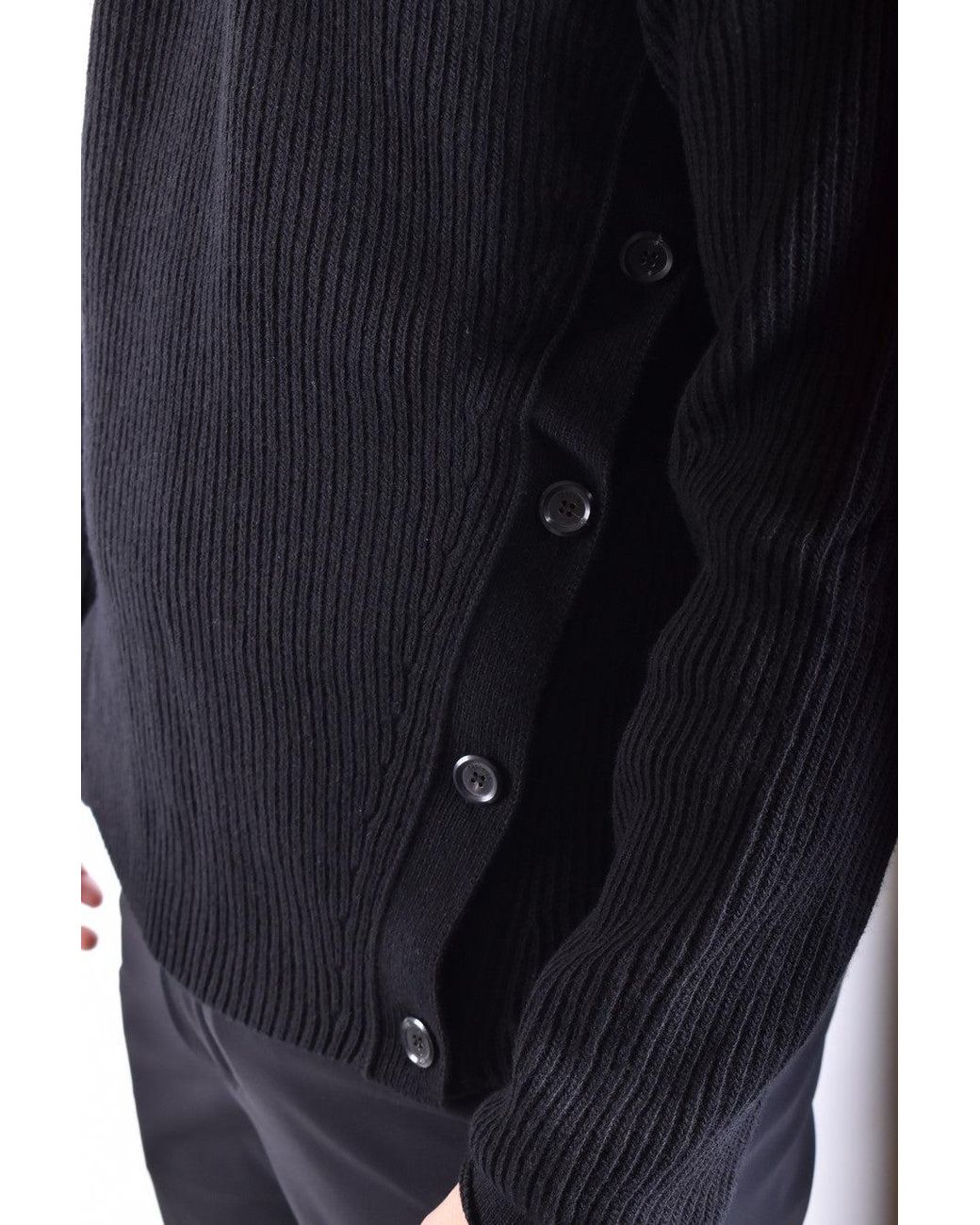 Moschino Black Round-Neck Knitwear for men