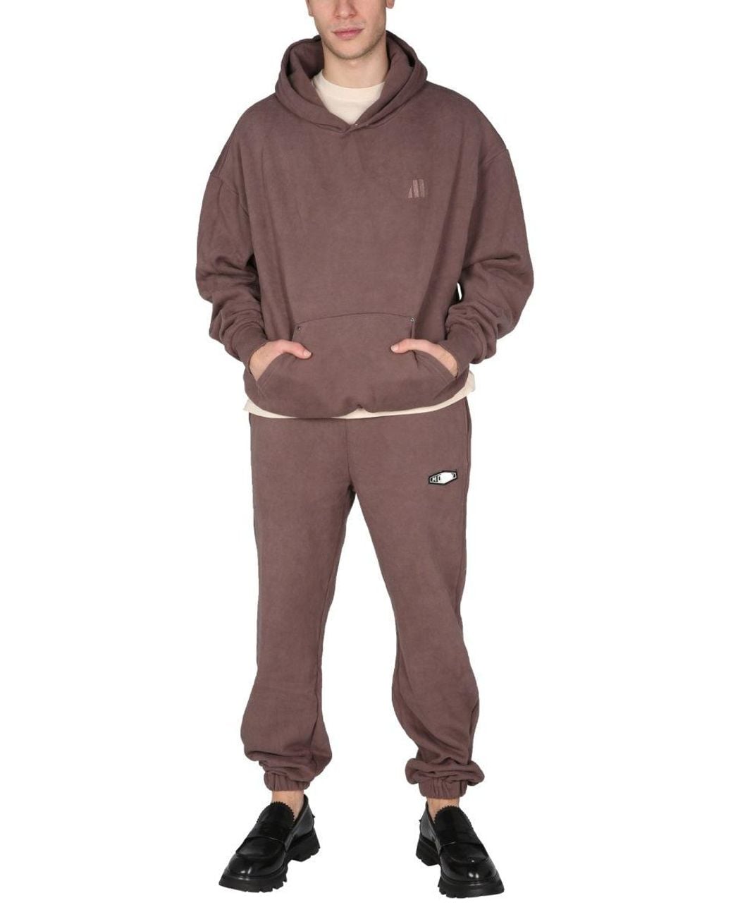 MOUTY Brown Biggie Jogging Trousers for men