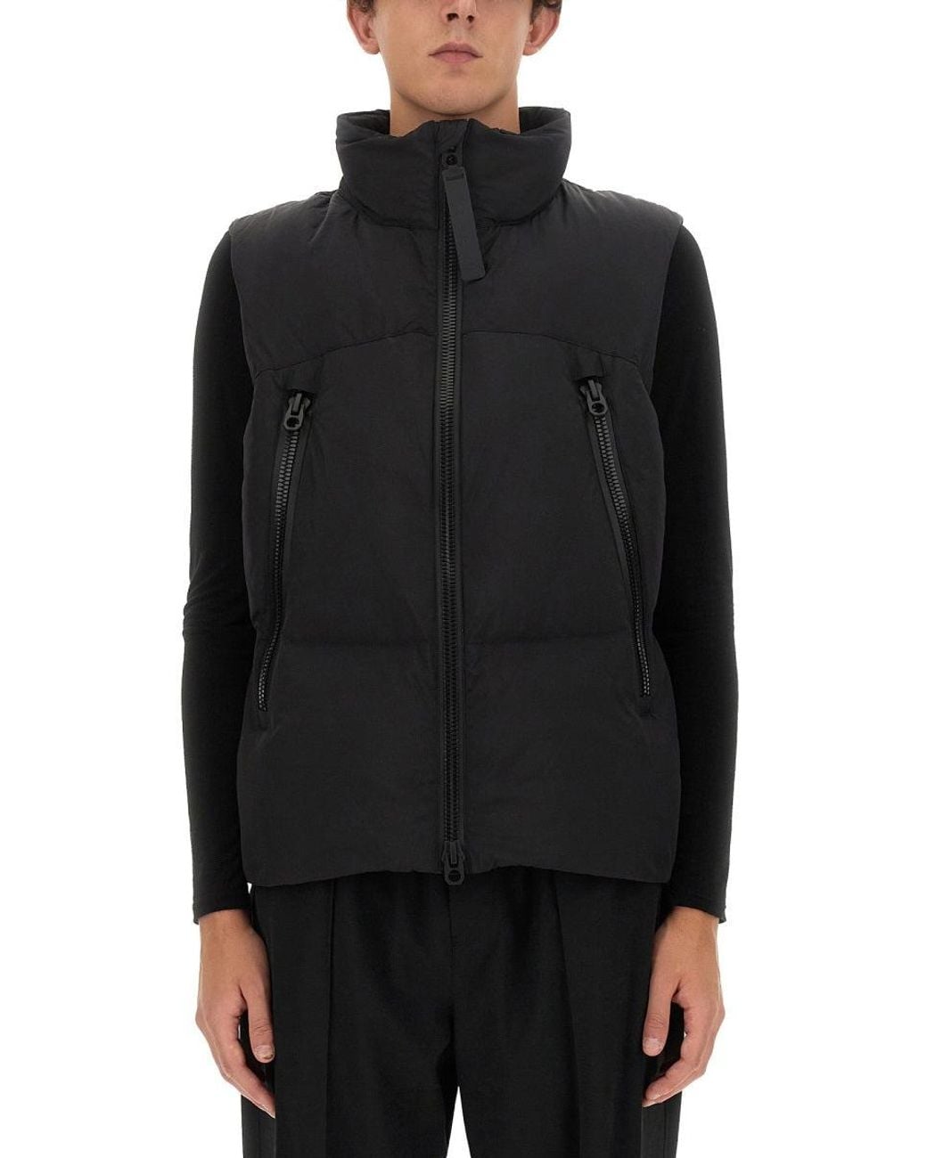 JG1 Black Jacket With Zip for men