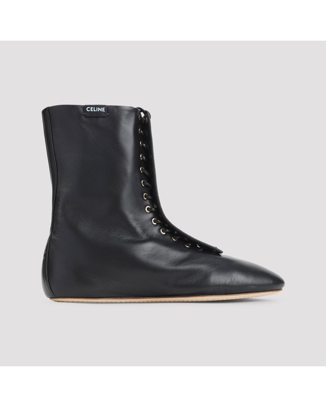 Céline Black Schnürstiefel