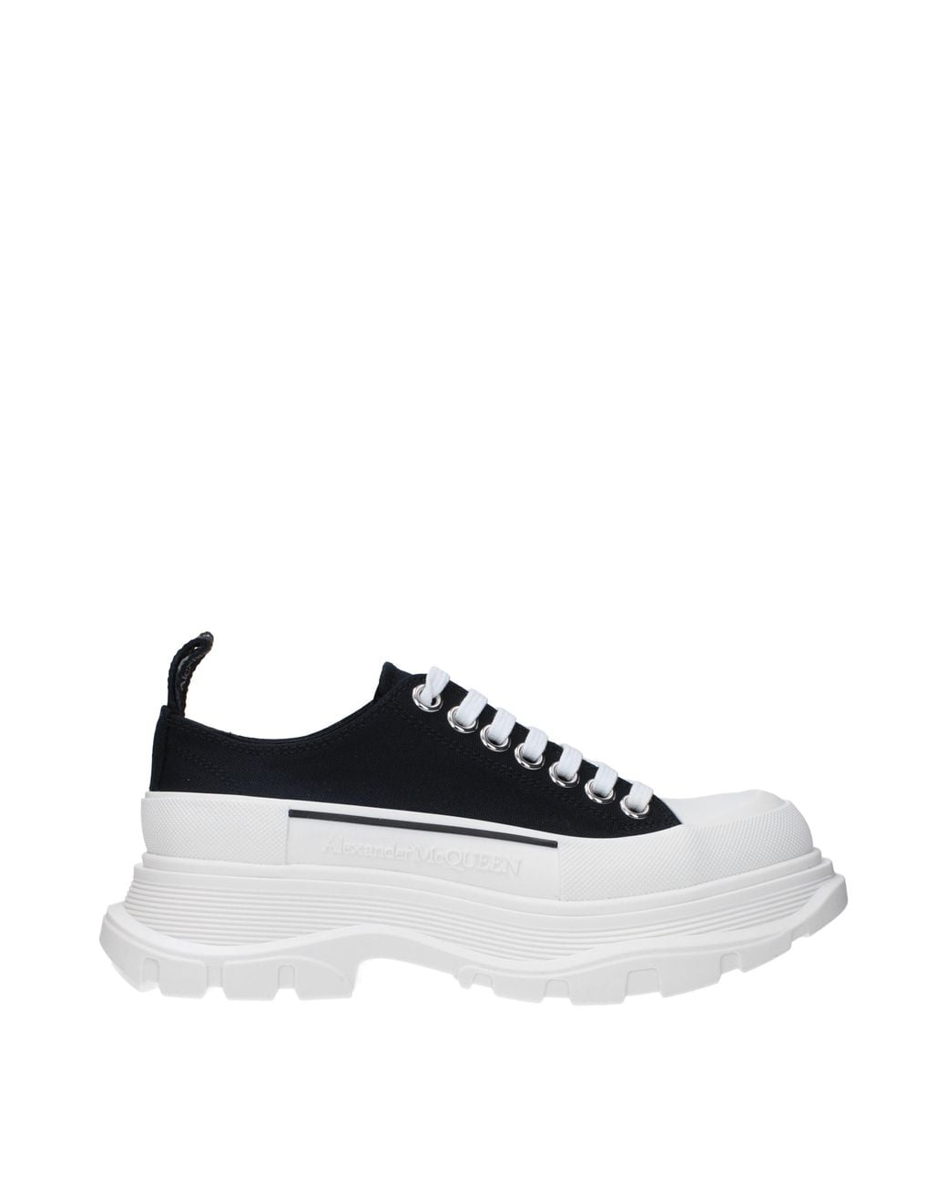 McQueen White Alexander Mc Queen Fabric Sneakers