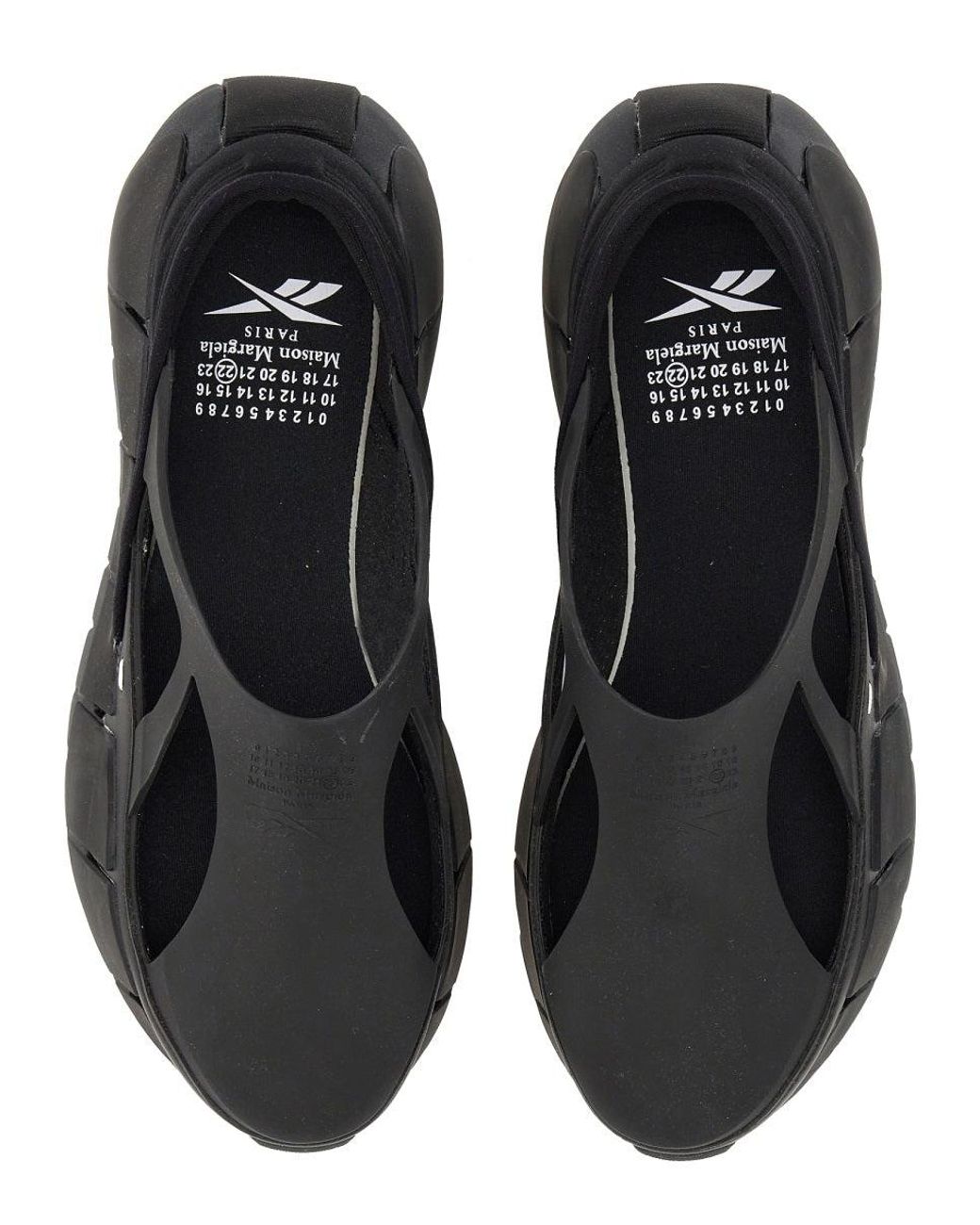 MM6 MAISON MARGIELA X SALOMON Black Cut-Out Slip-On Sneakers for men