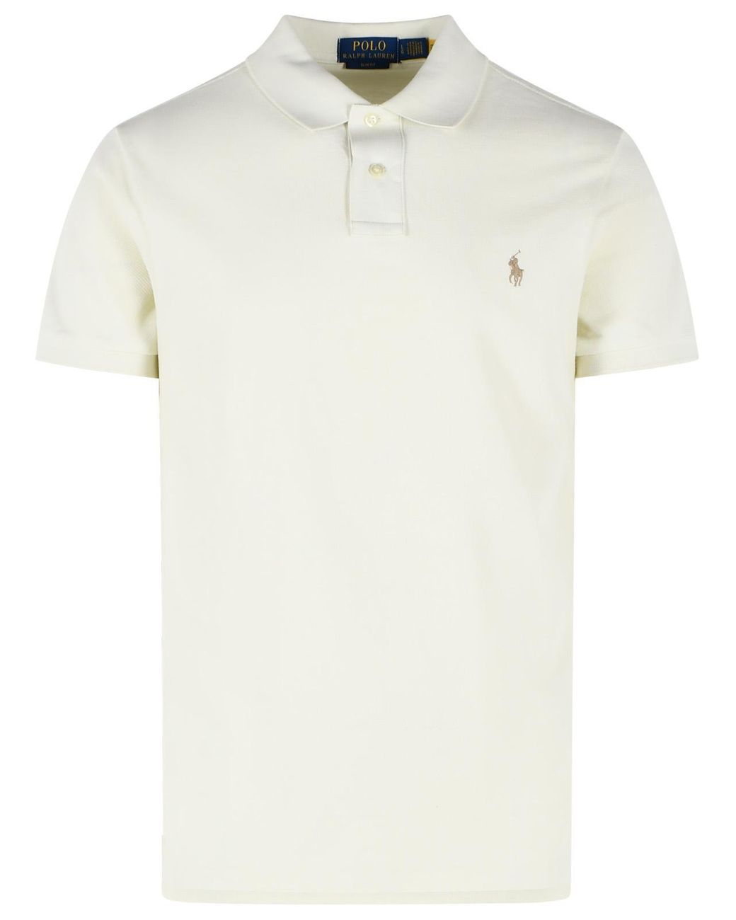 Polo Ralph Lauren Cotton Polo Shirt in White for Men | Lyst UK