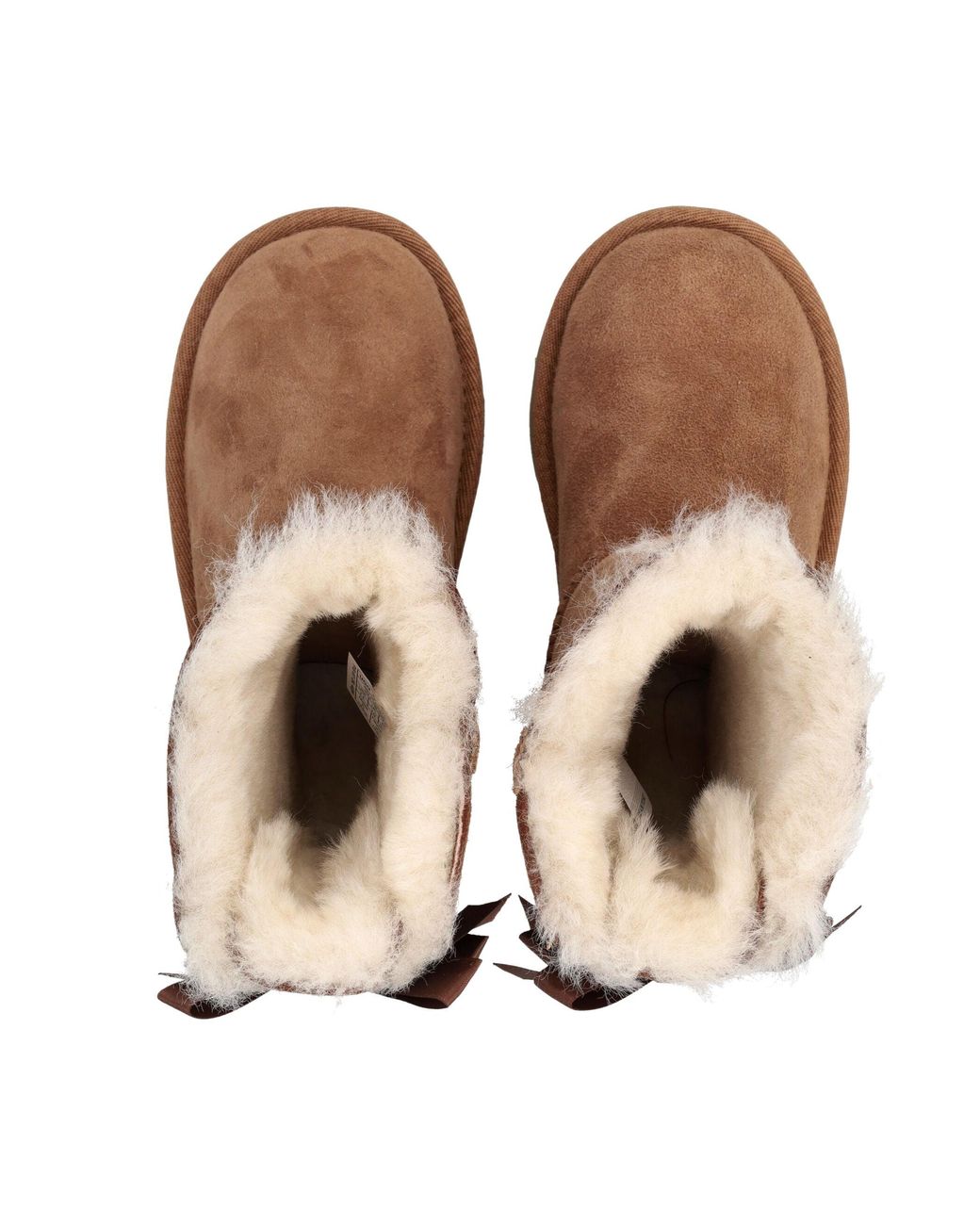 Ugg Brown Mini Bow Ii Boot For Toddlers
