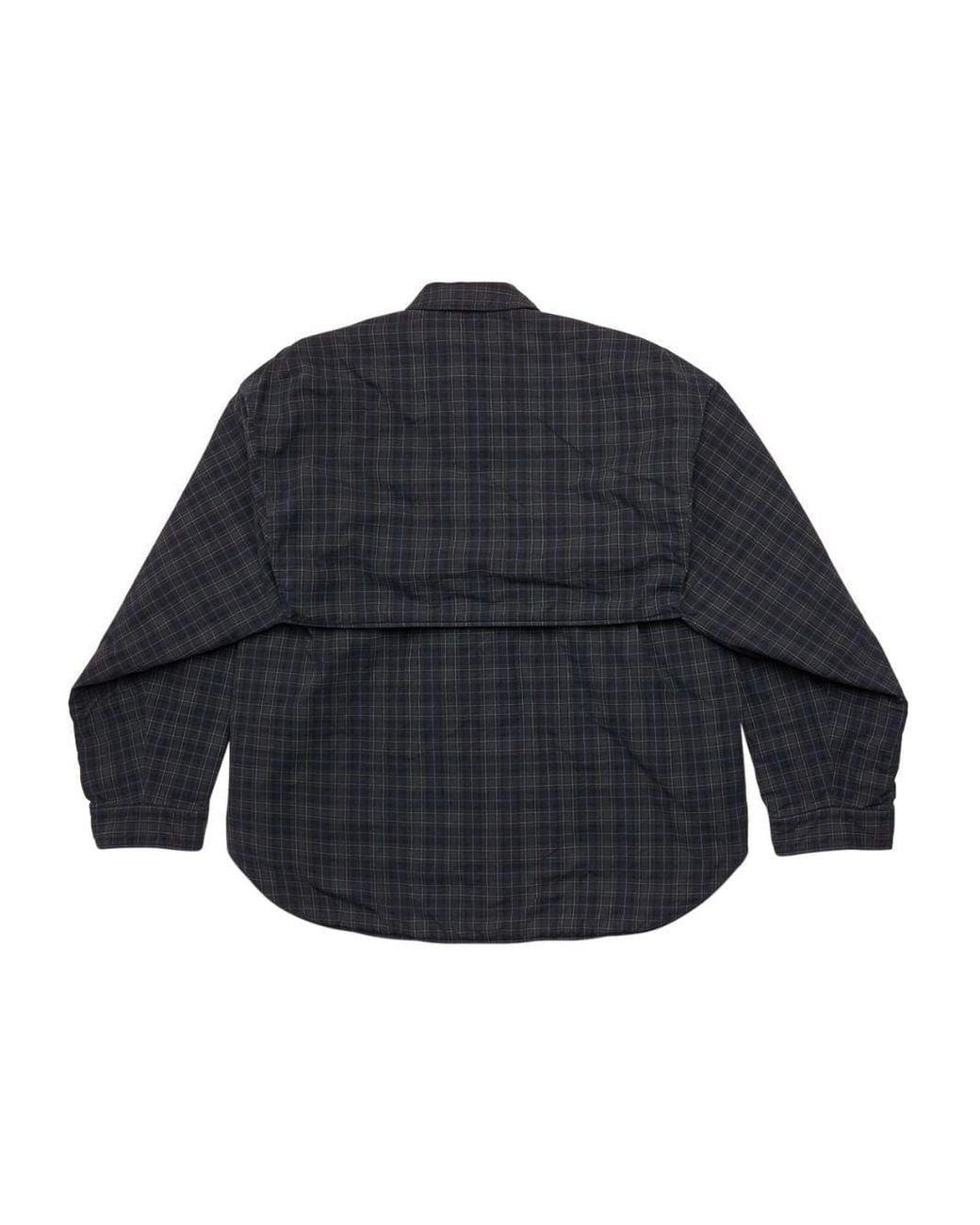 Balenciaga Blue Shirt With Removable Sleeves