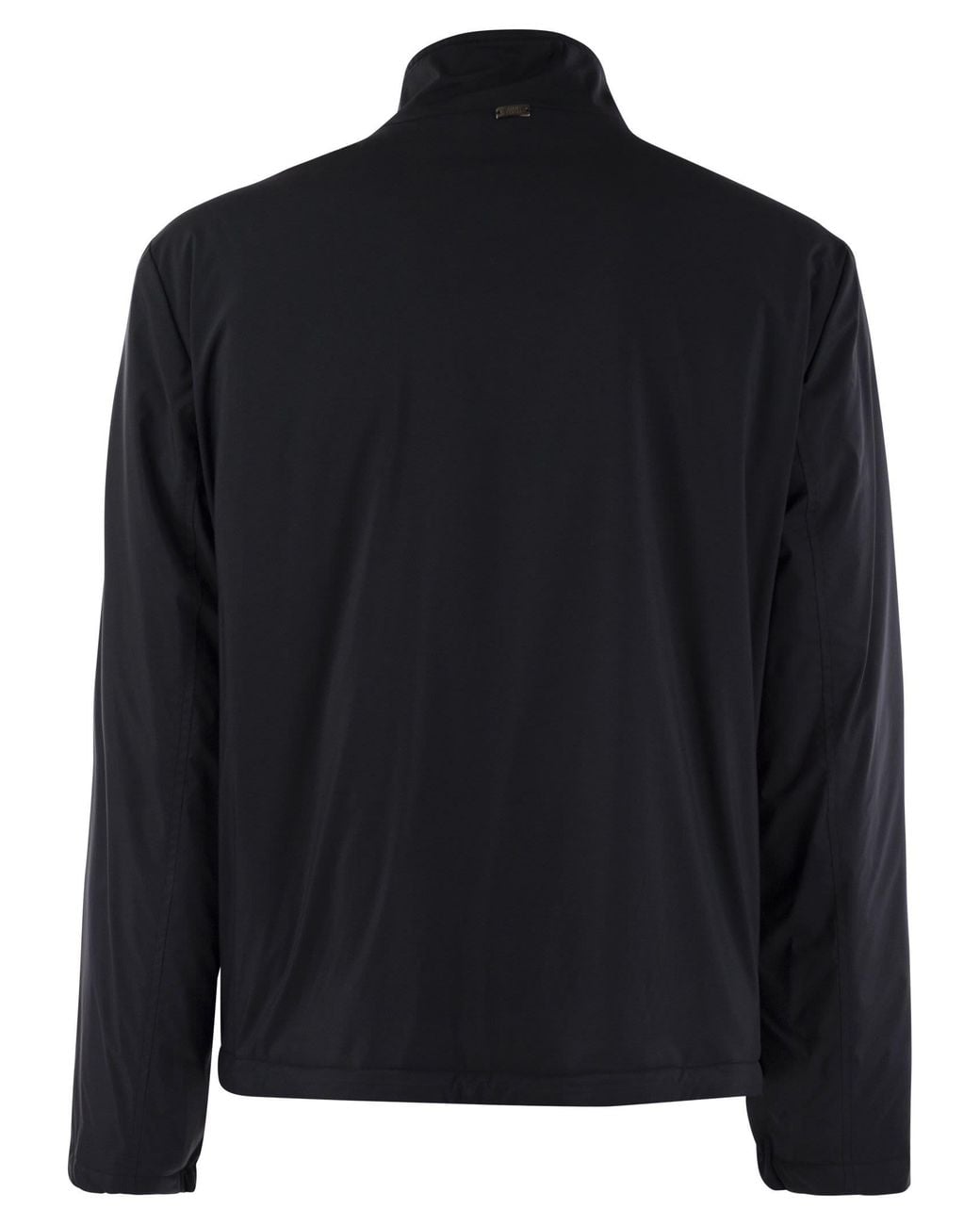 Fedeli Black Bomber Jacket for men