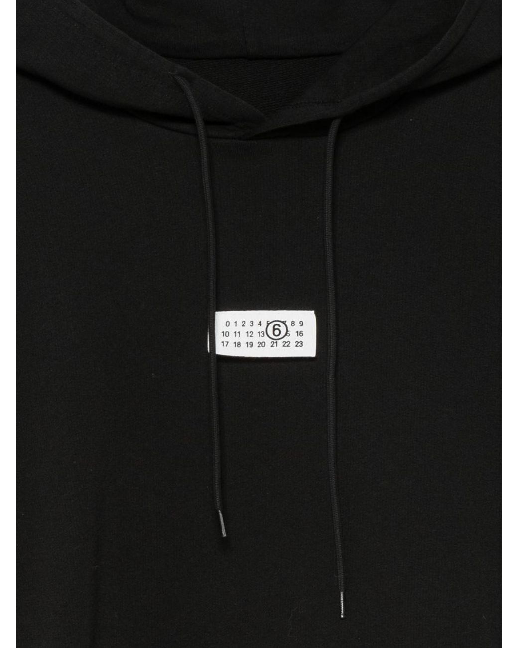 MM6 by Maison Margiela Black Logo Cotton T Shirt