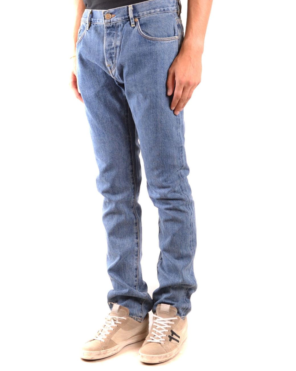 Burberry Blue Straight Jeans Denim for men