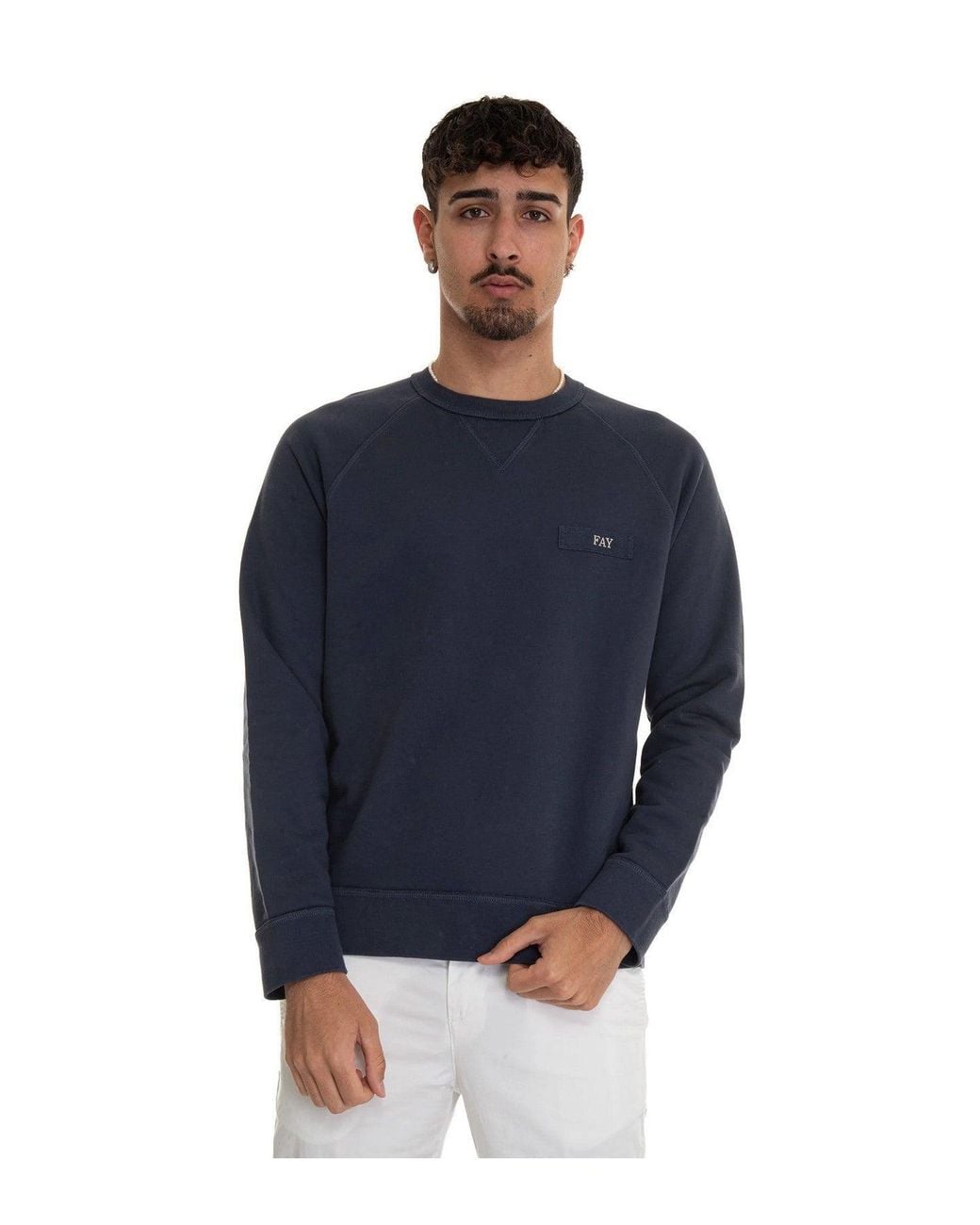 Fay Blue Sweaters for men