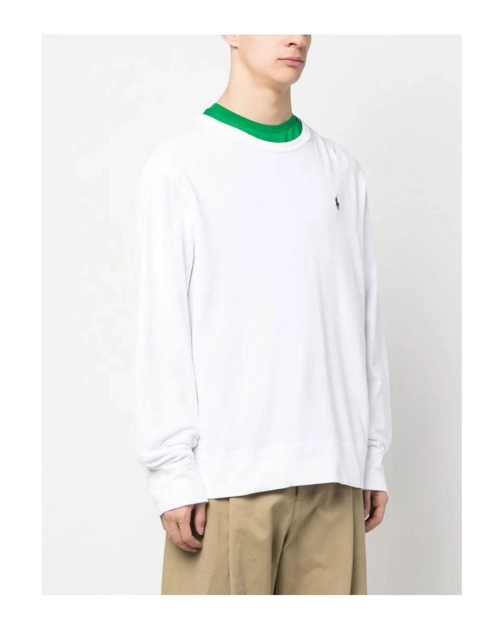 Polo Ralph Lauren White Sweatshirts
