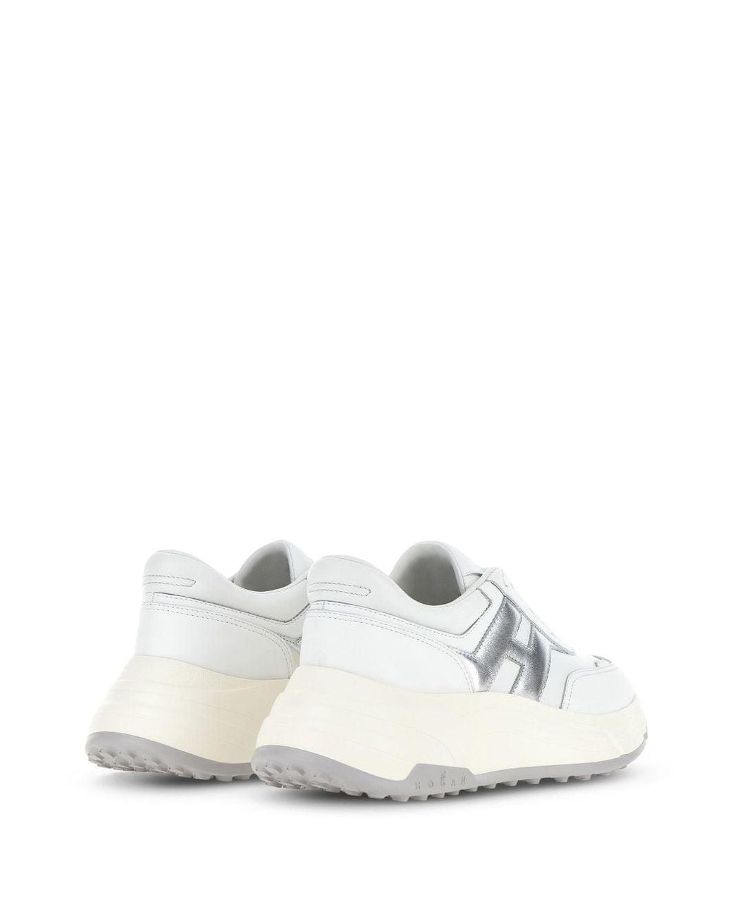 Hogan White Hi-Fi Sneakers