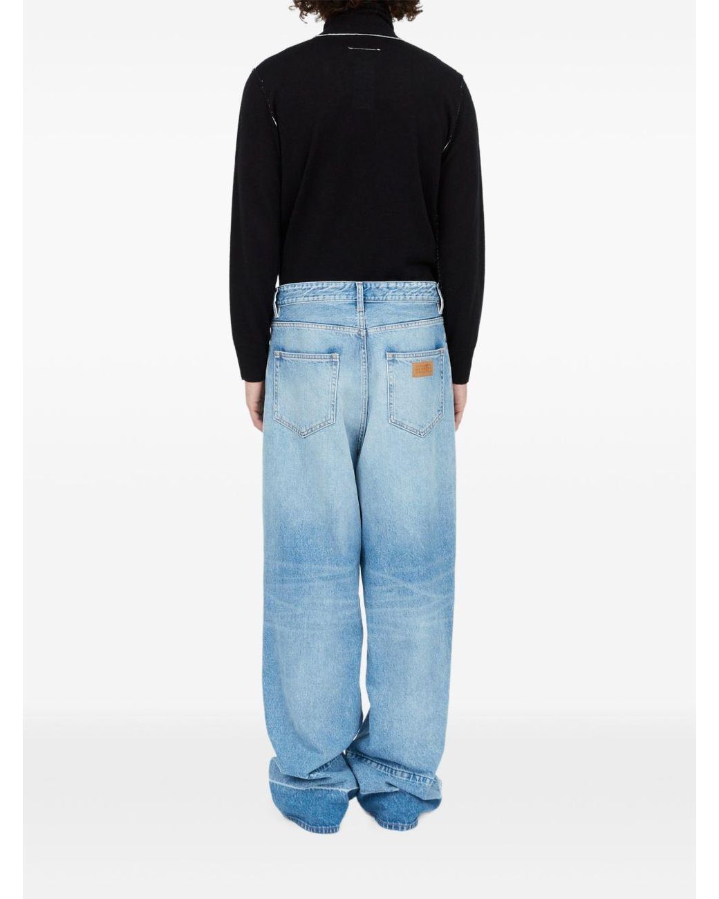 MM6 by Maison Margiela Blue Denim Cotton Jeans