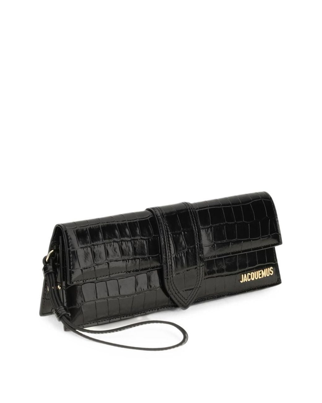 Jacquemus Black La Pochette Bambino Leather Clutch