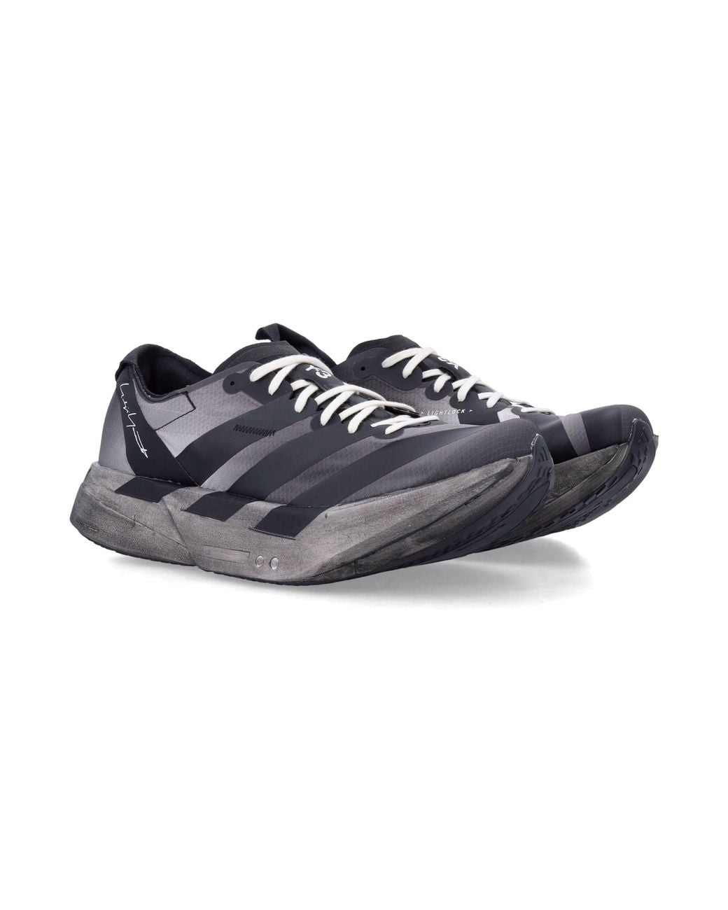 Y-3 Blue Low-Top Sneakers
