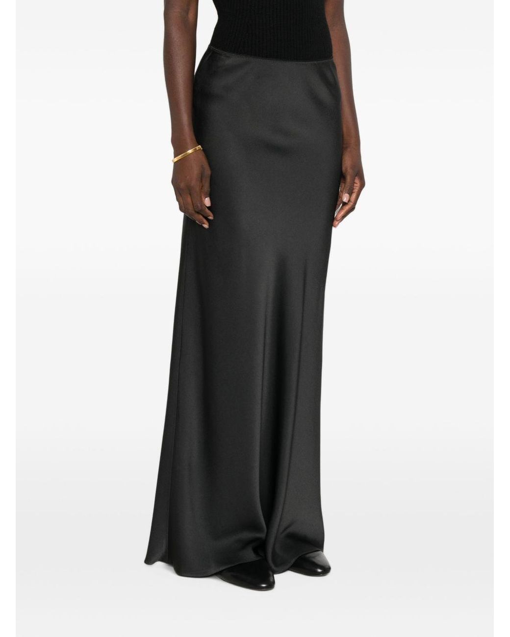 Fabiana Filippi Black Long Skirt
