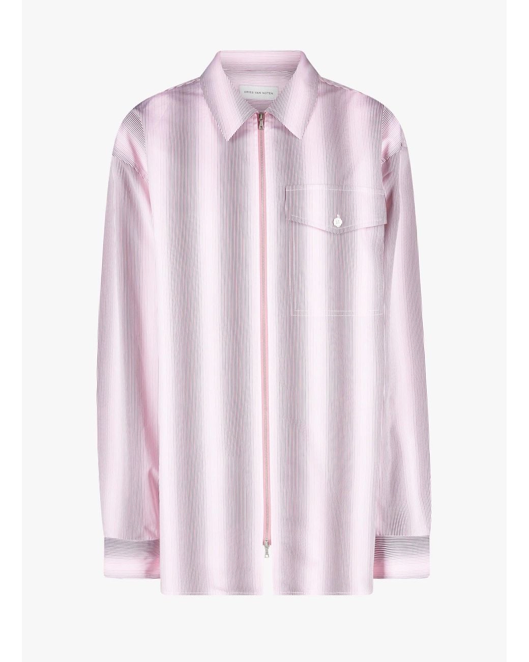 Dries Van Noten Pink Croomson 3063 M.W.Shirt Pin