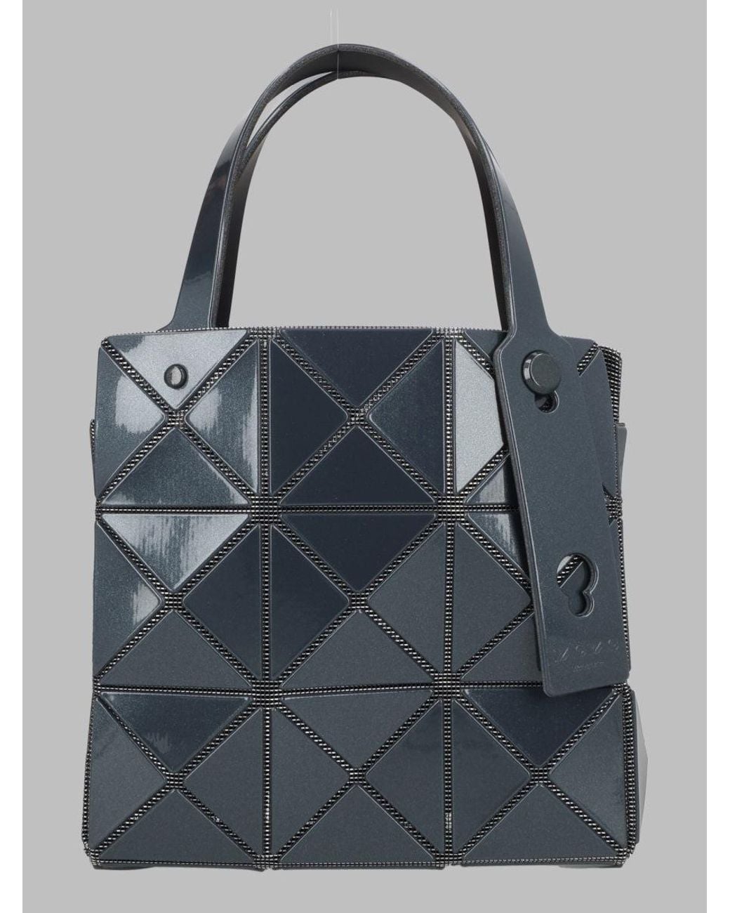 Issey Miyake Gray Bao Bao-Style Mini Polyester Bag