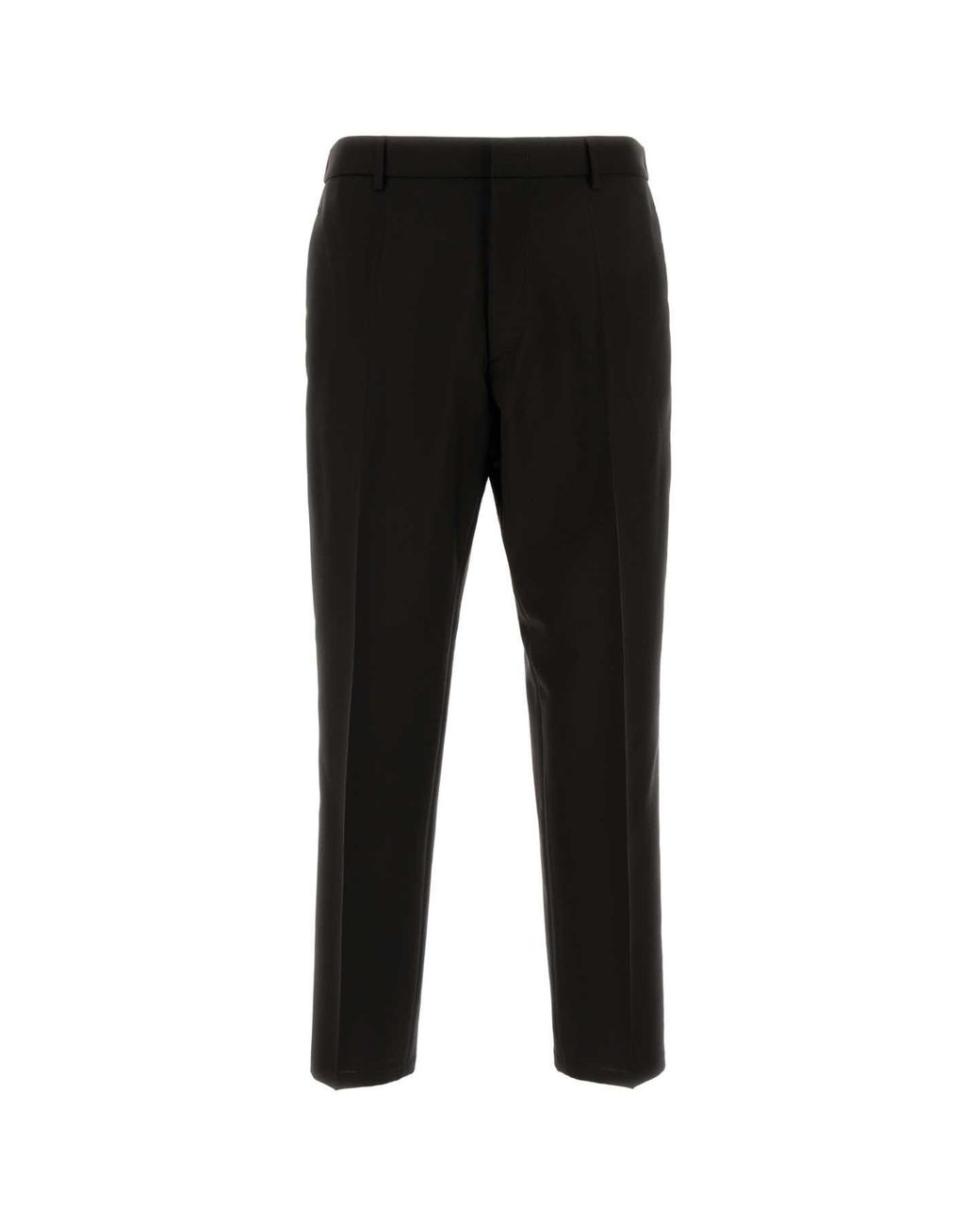 Jil Sander Black Dark Wool Pant for men