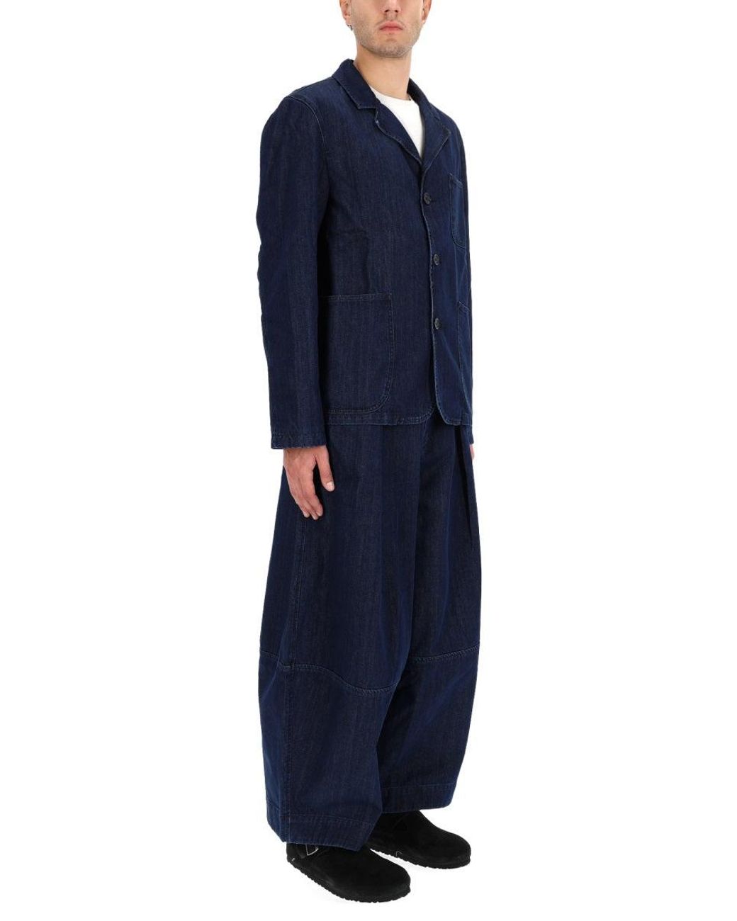 YMC Blue Giacca "earth Scuttlers" for men