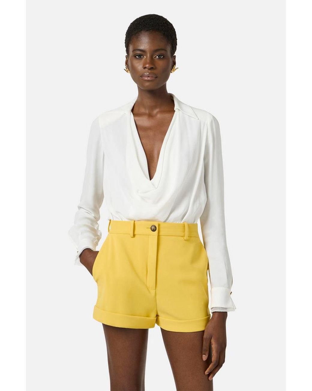 Elisabetta Franchi White Elisabetta Franchi Ivory