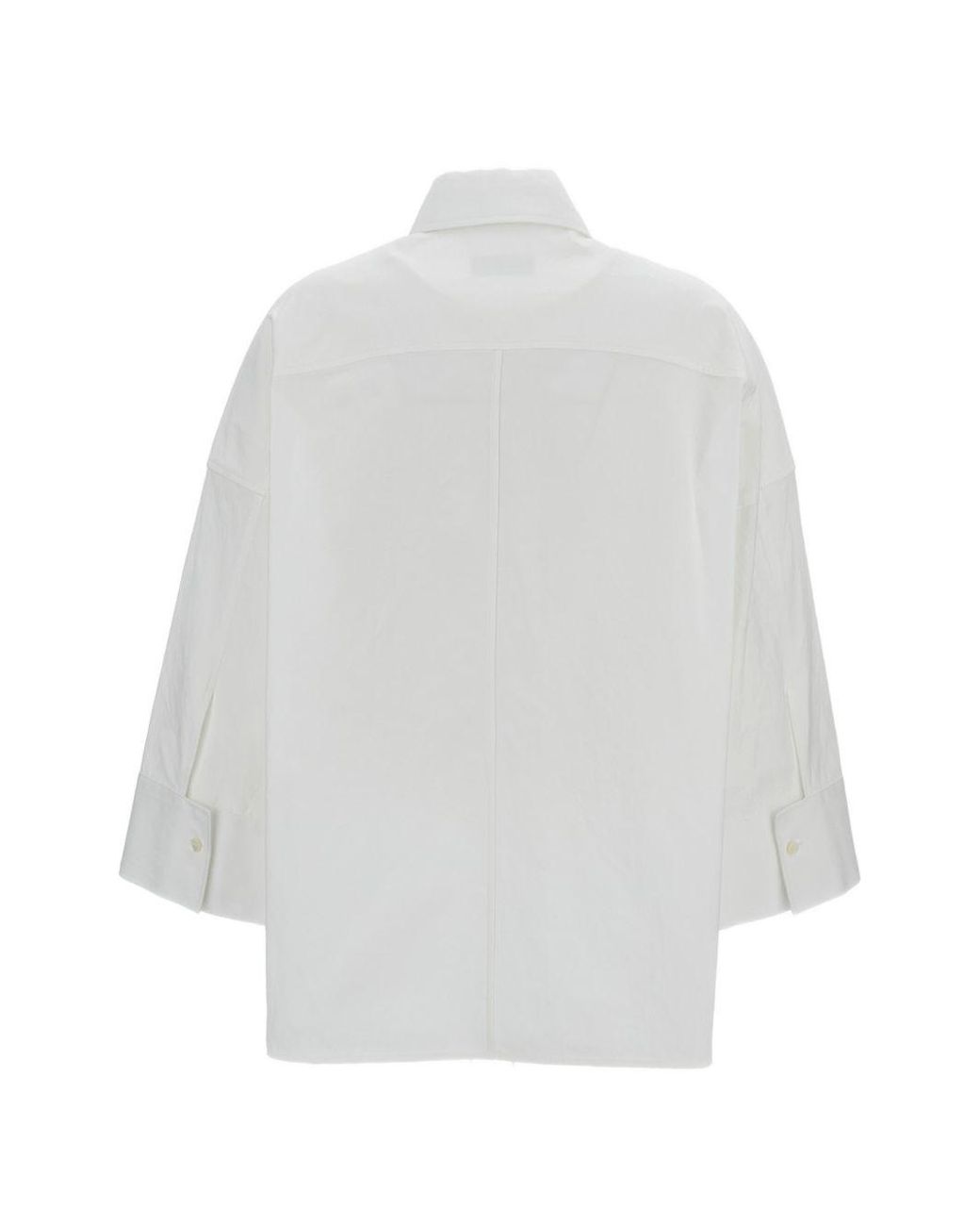 Alberto Biani White Shirts Fabric