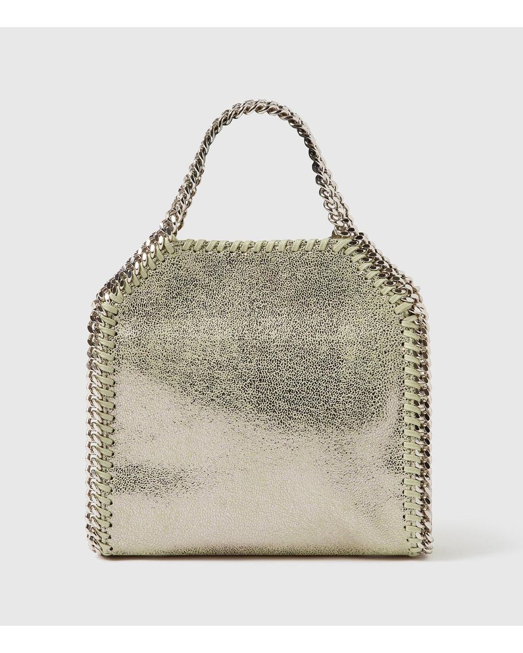 Stella McCartney Metallic Tiny Falabella Two Way Tote Bag