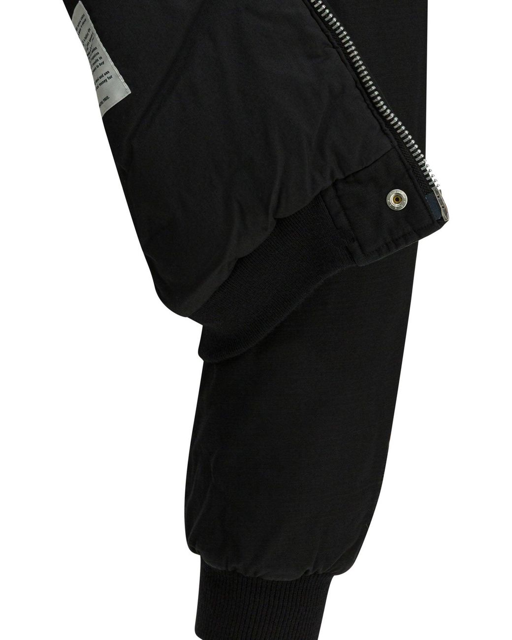 Nonnative 'trooper Puff'-bomberjack in het Black