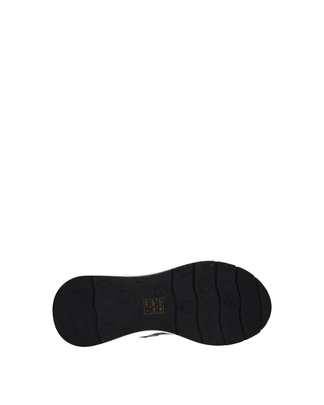 Pollini Black Sneakers Donna Tessuto Marrone/Nero