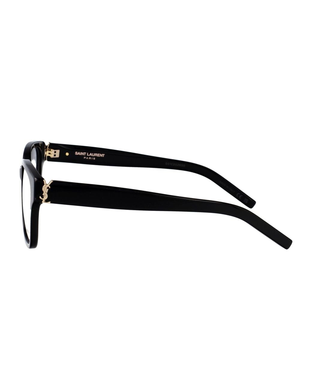Saint Laurent Black Recycled Acetate Glasses