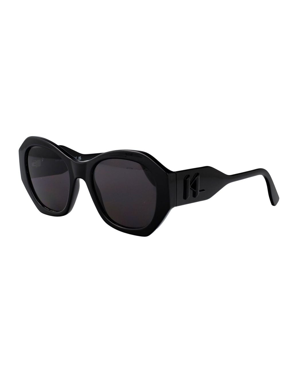 Karl Lagerfeld Black Kl6146S Acetate Sunglasses