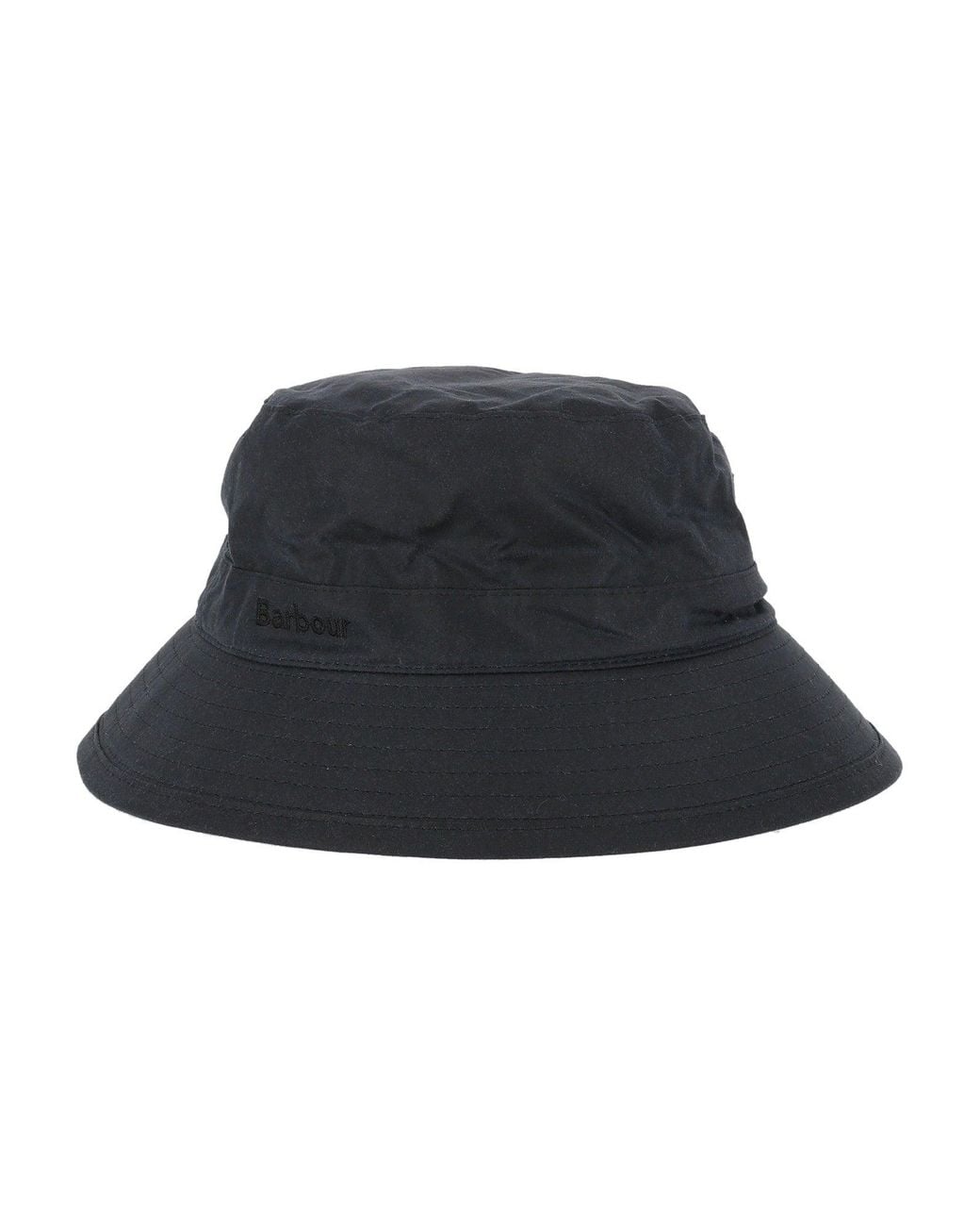 Barbour Black Wax Bucket Hat