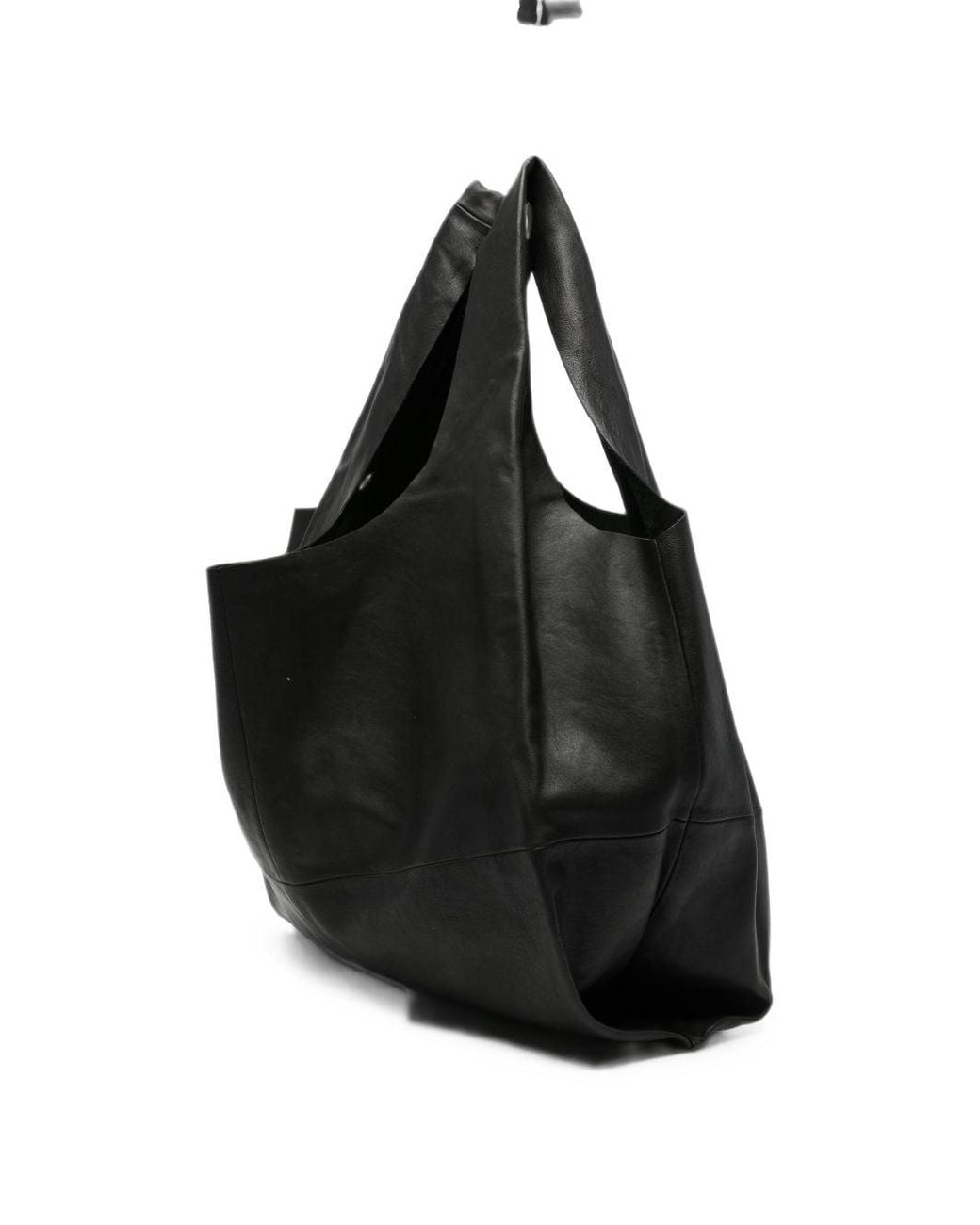 Cortana Black U Xl Leather Tote Bag
