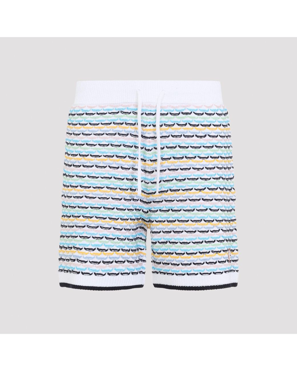 Casablanca Blue Tuck Stitch Short for men