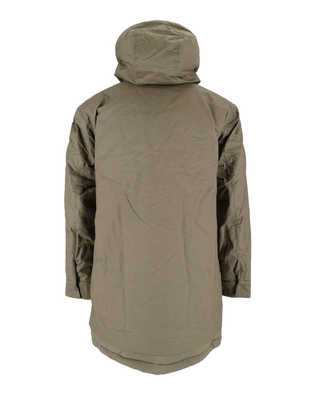 K-Way Natural Curti Wax Cotton Nylon 3/4 Jacket