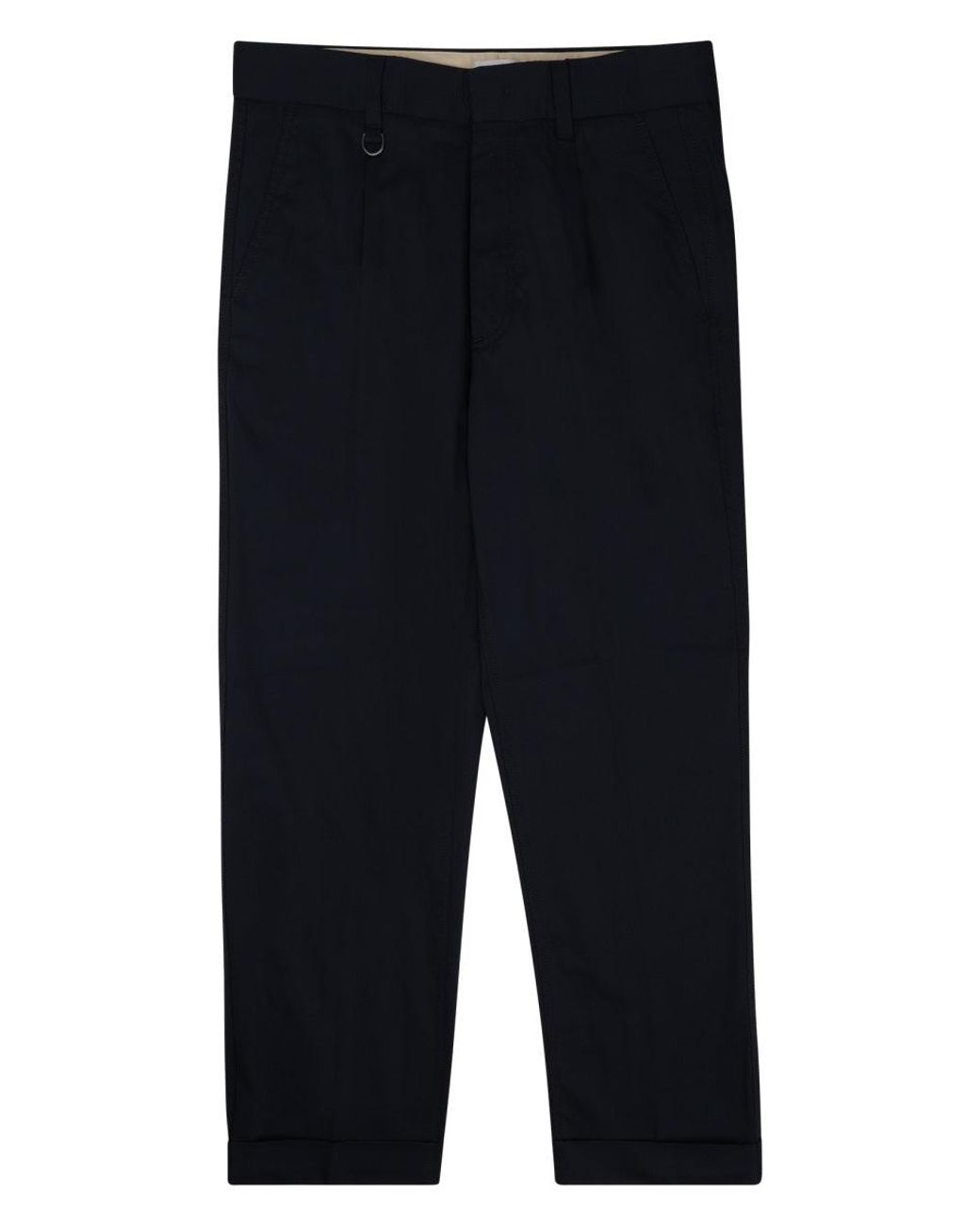 Paolo Pecora Blue Tailored Stretch Trousers for men